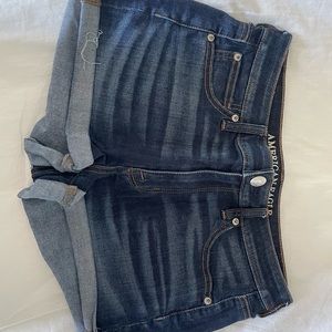 american eagle denim shorts